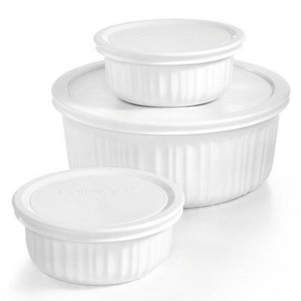 Corningware French White 6-Pc. Bakeware Set - Picture 2 of 2
